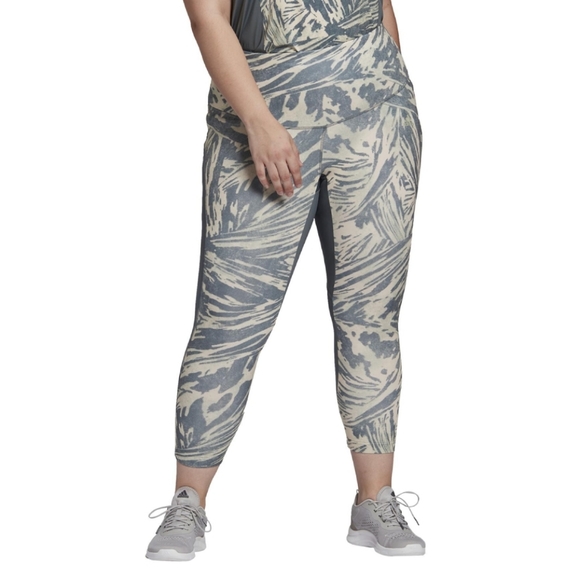 ADIDAS Zoe Saldana women's high waist tights size 4X - Picture 3 of 7